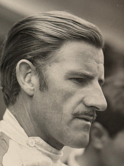 Graham Hill Racing Driver Portrait Photo Photograph Motorsport Modern Print