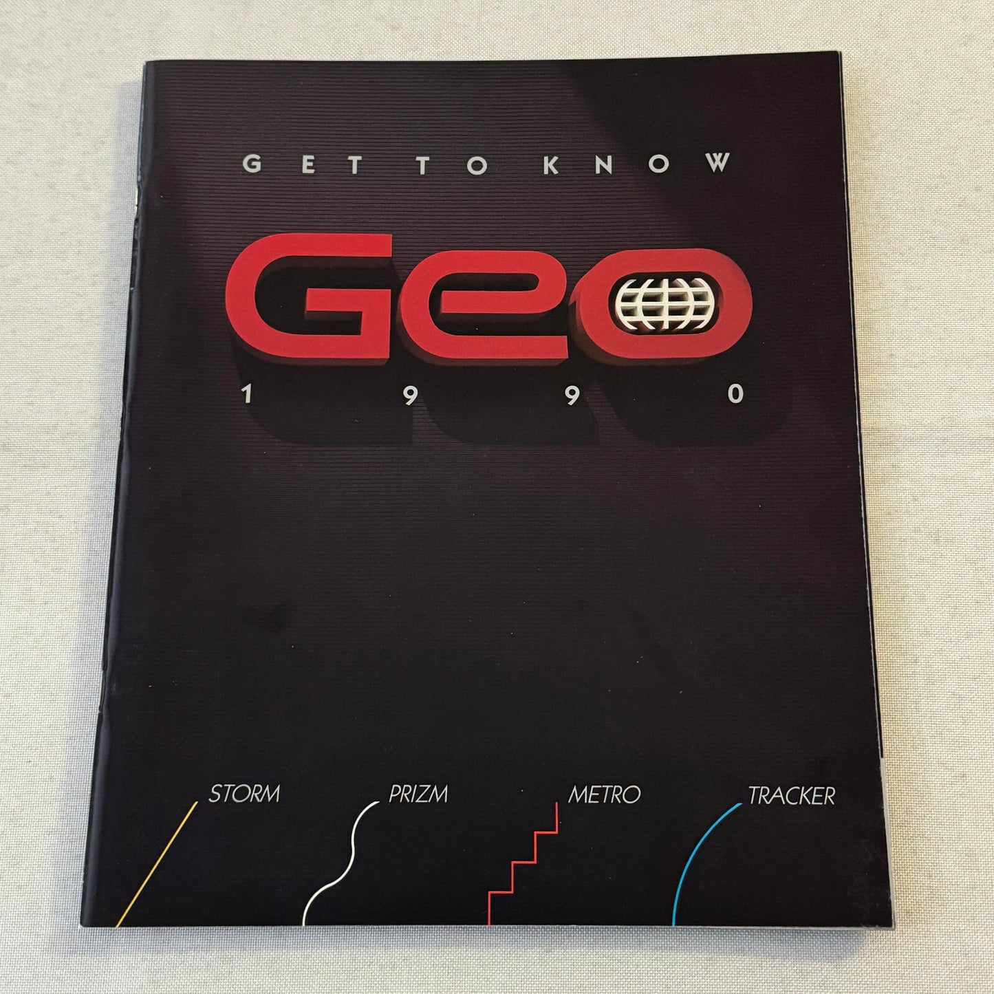 1990 Geo Car Sales Brochure Catalog Geo Metro Prizm Storm Tracker
