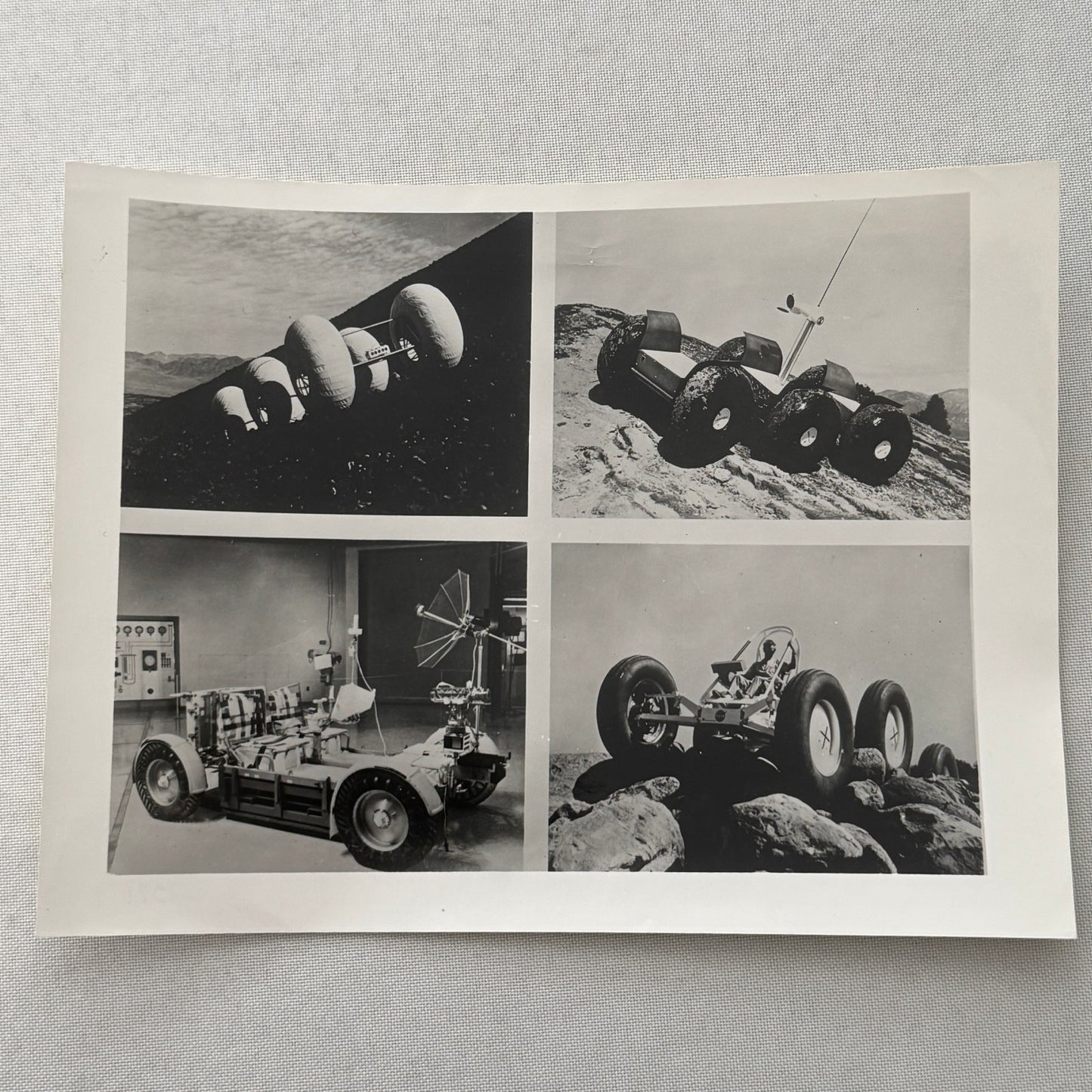 General Motors GM Space Lunar Roving Vehicles Moon Rover Press Photo Photograph