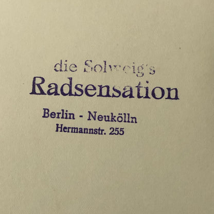 Circus Performer Vintage Photo Photograph Bicycle Balancing Act Berlin Germany