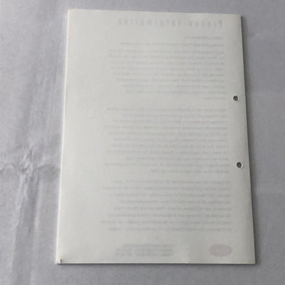 Bugatti Veyron Press Kit Brochure Photos 2002 German Text Bugatti Royale