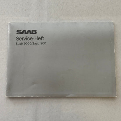 Saab 900 and 9000 Service Book Manual GERMAN 1988 1989