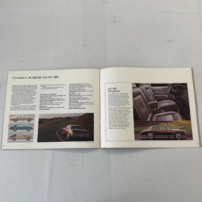 1981 Cadillac Car Sales Brochure Catalog Coupe DeVille Eldorado Seville Brougham