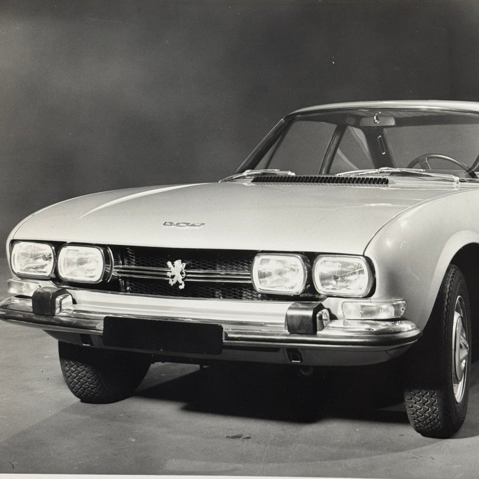 1971 Peugeot 504 Coupe Factory Press Photo Photograph Vintage