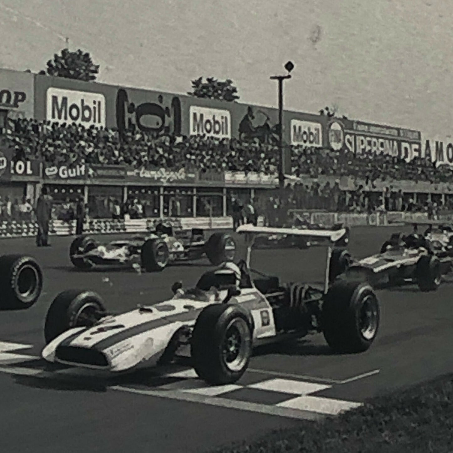 Vintage 1968 John Surtees Honda RA301 Racing Car Photo Photograph 