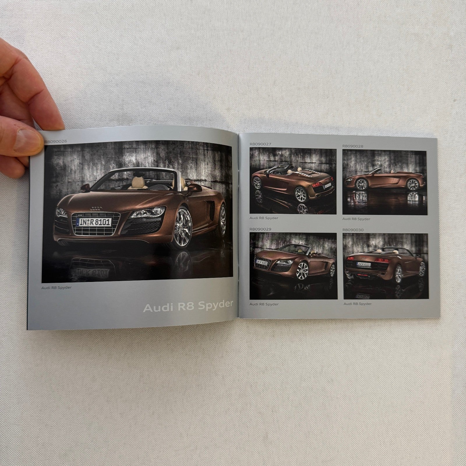 2009 Audi Factory Press Kit Photo CD Brochure Audi R8 Spyder S5 Sportback