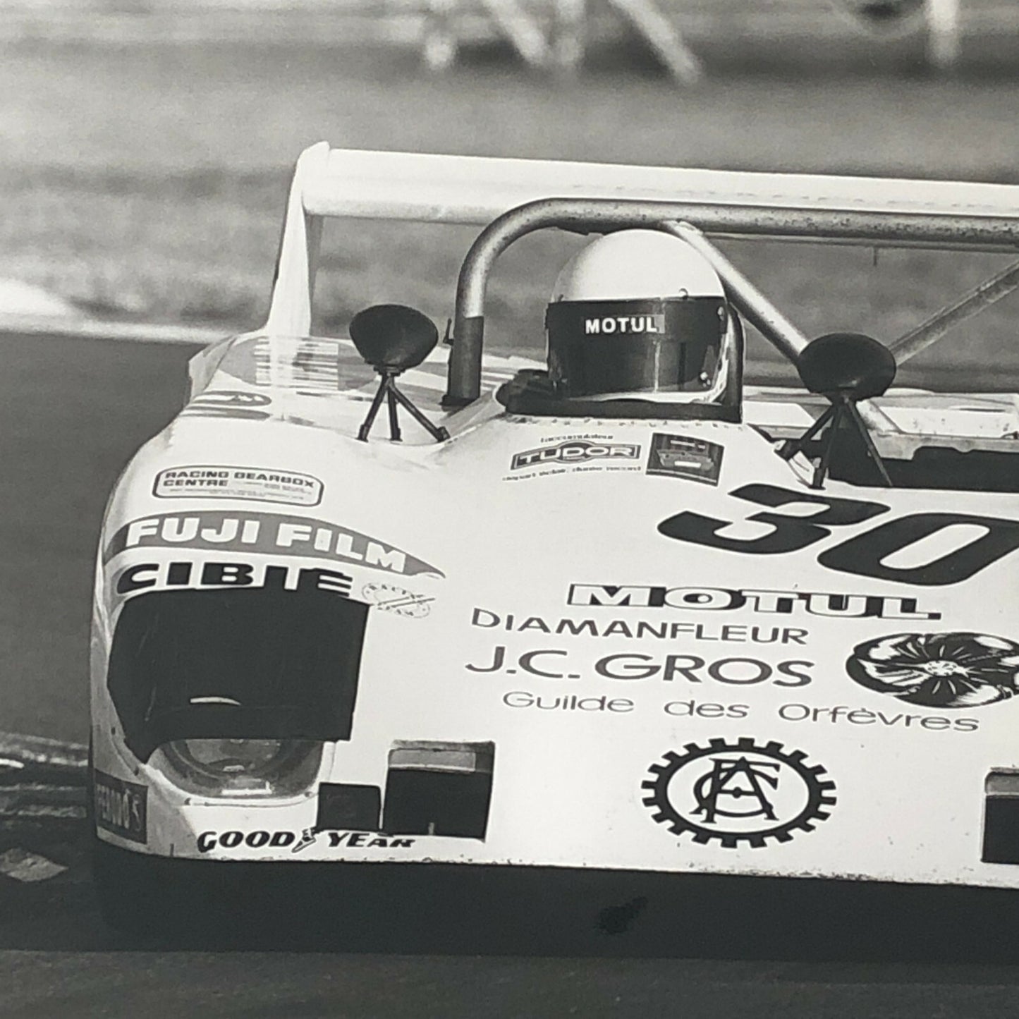 Vintage Racing Photo Photograph 1975 24 Hours of LeMans ? Lola T292 Car #30 