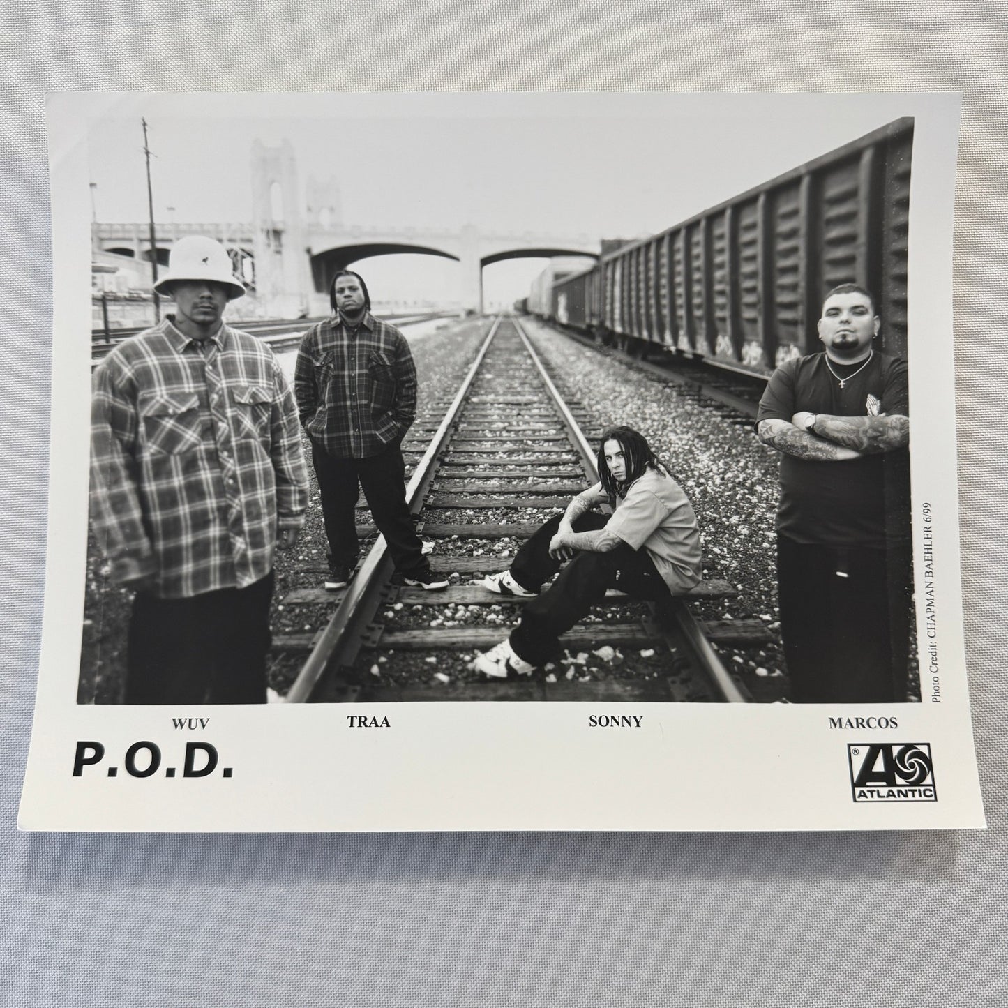 P.O.D. Music Publicity Press Photo Photograph Band Payable on Death