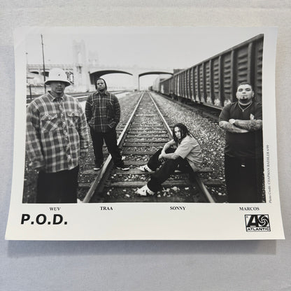 P.O.D. Music Publicity Press Photo Photograph Band Payable on Death