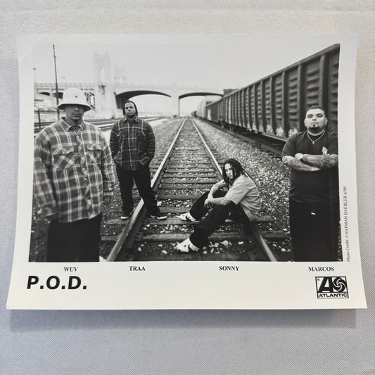 P.O.D. Music Publicity Press Photo Photograph Band Payable on Death