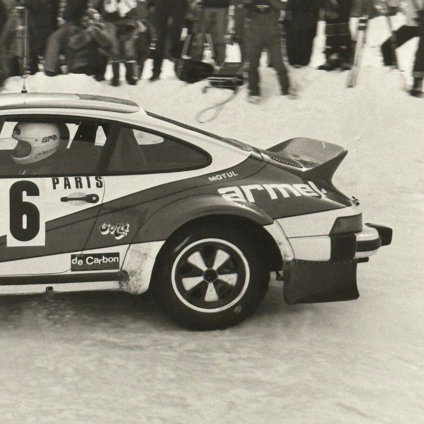Porsche 911 Carrera 1980 Rallye Monte Carlo Press Photo Photograph DPPI Rally
