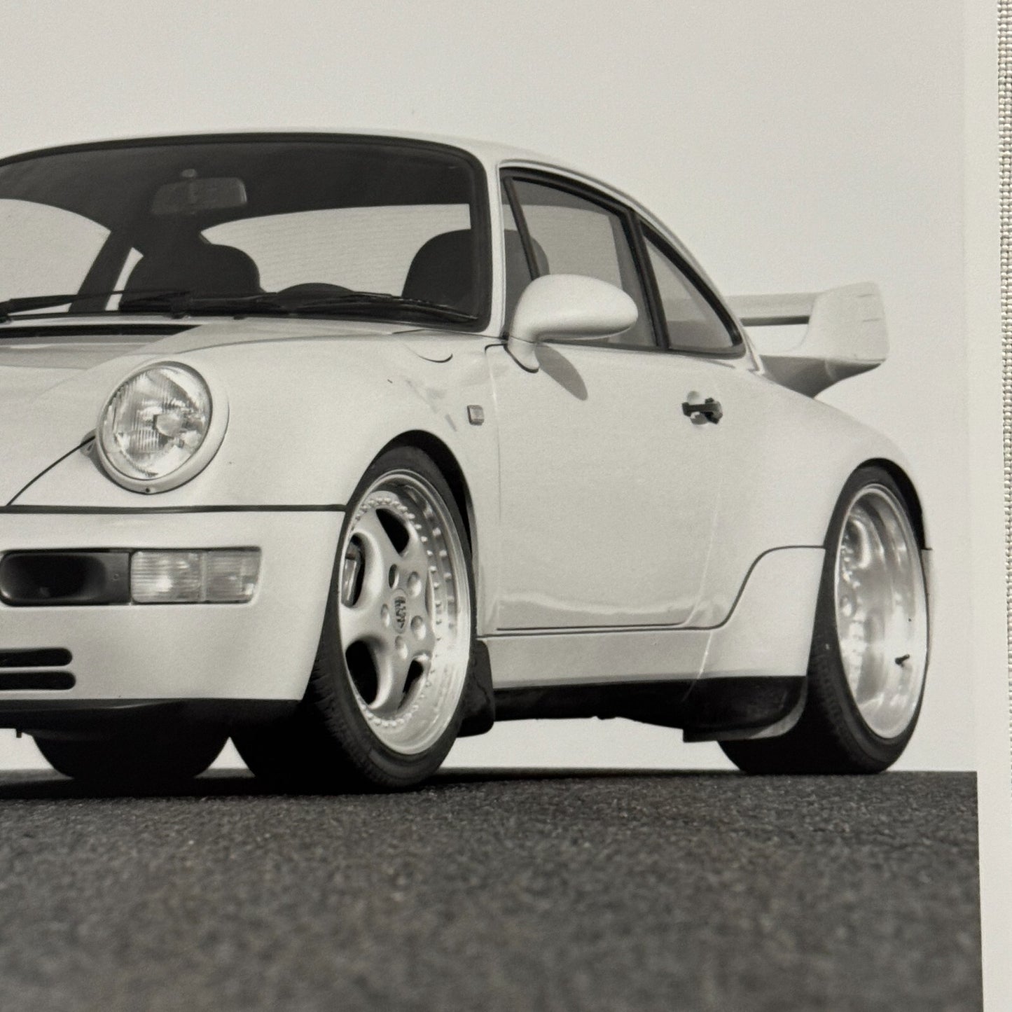 Porsche 911 Carrera RS Car Factory Press Photo Photograph Print Vintage