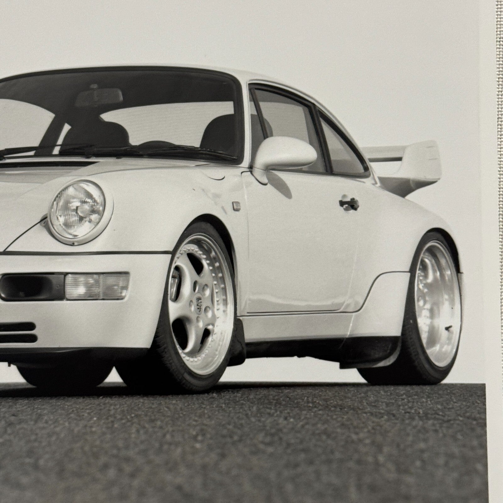 Porsche 911 Carrera RS Car Factory Press Photo Photograph Print Vintage