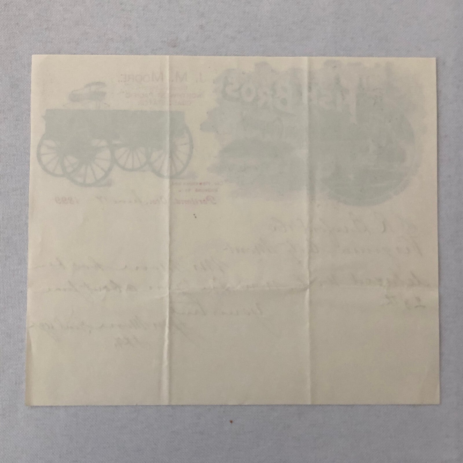 1899 Fish Brothers Wagon Company Advertising Letterhead Letter Document