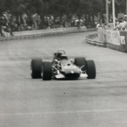 Vintage Grand Prix Racing Car Driver Photo Photograph Print
