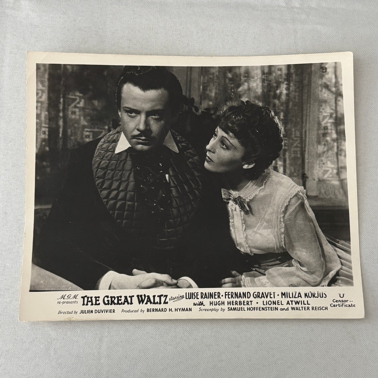 Vintage Movie Film Press Photo Photograph The Great Waltz MGM