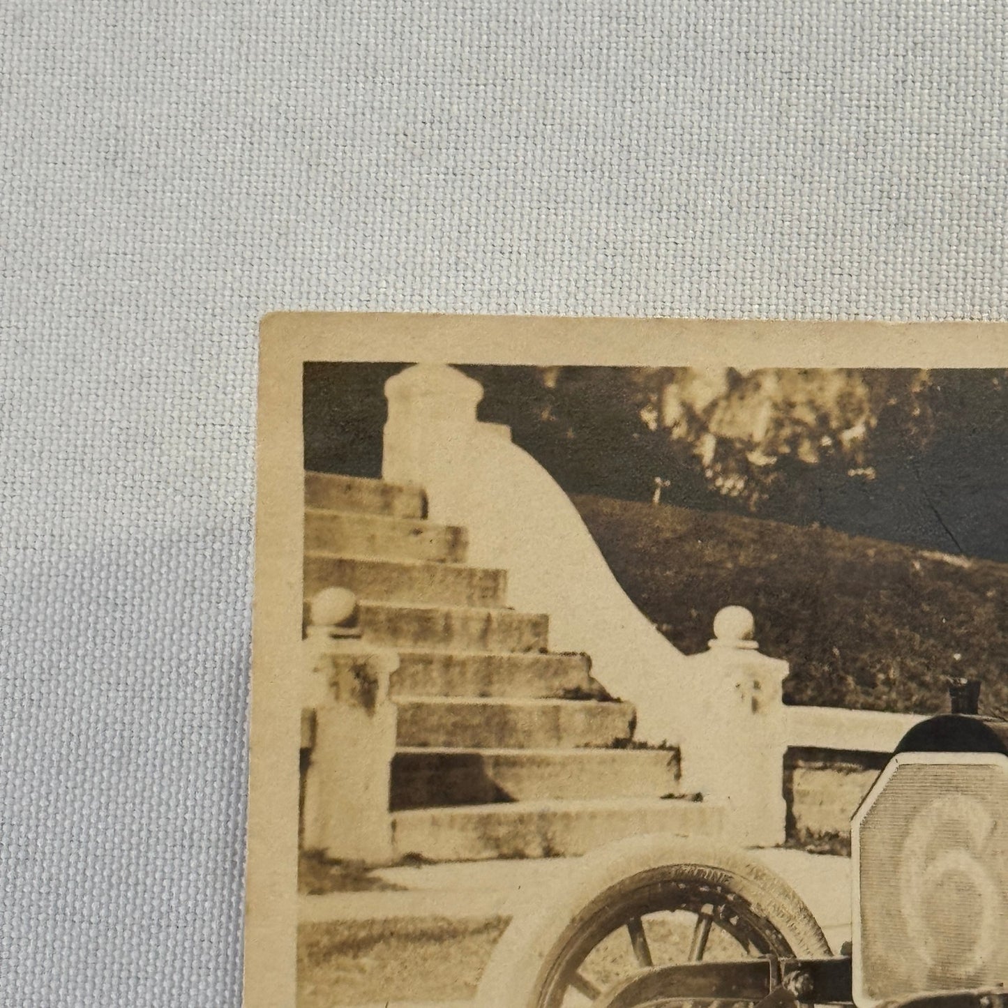 Vintage Racing Car Photo Photograph Antique Motorsport Print Unidentified