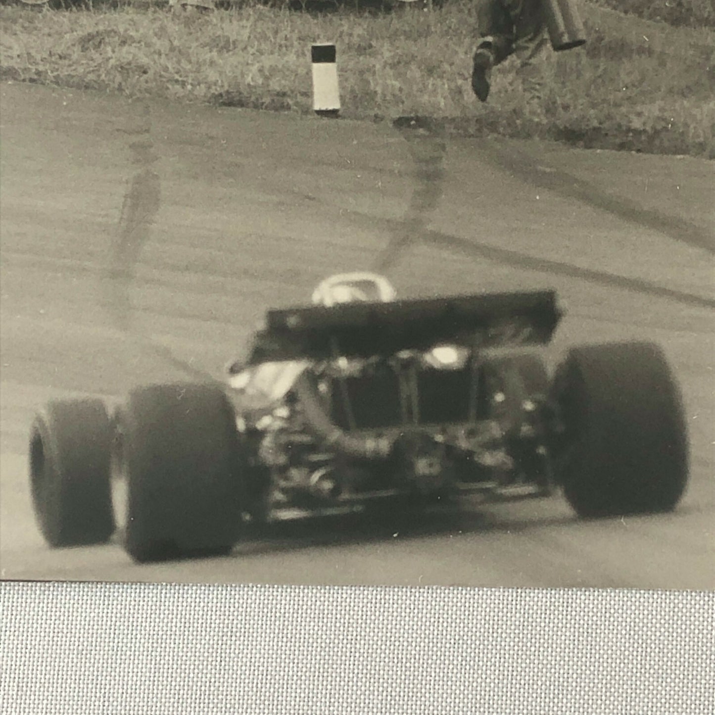 Vintage Racing Car Crash Photo Photograph Image - John Miles Lotus 