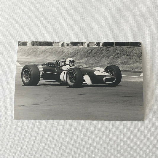 Vintage Racing Photo Photograph Jack Brabham Driver Race Car 