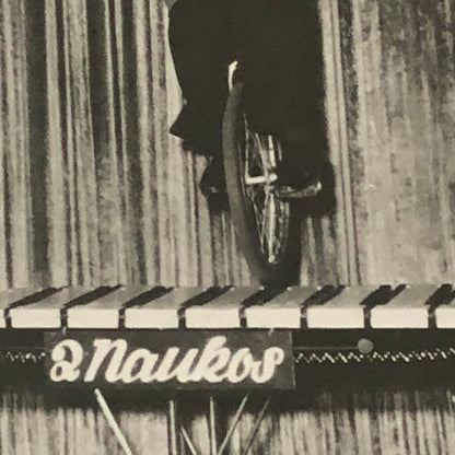 Circus Unicycle Balancing Act Performer Photo Photograph Vintage