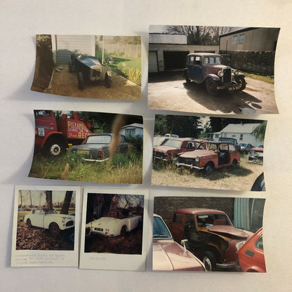Vintage Austin Barn Find Junk Yard Car Part Photo Photograph Lot of 30