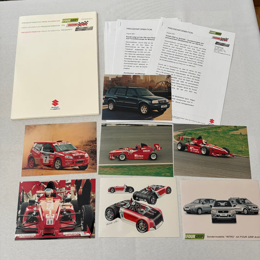 Suzuki Press Kit Vitara Ignis Rallye Racing Wagon R Liana Photos Brochure 2001