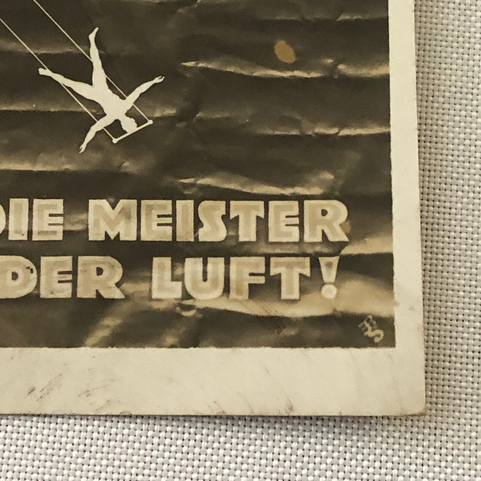 Circus Acrobat Performer Act Postcard Post Card Vintage 2 Buckwalds German