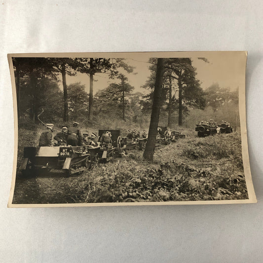 Military School 1932 Press Photo Photograph Eton vs Charterhouse UK Tanks