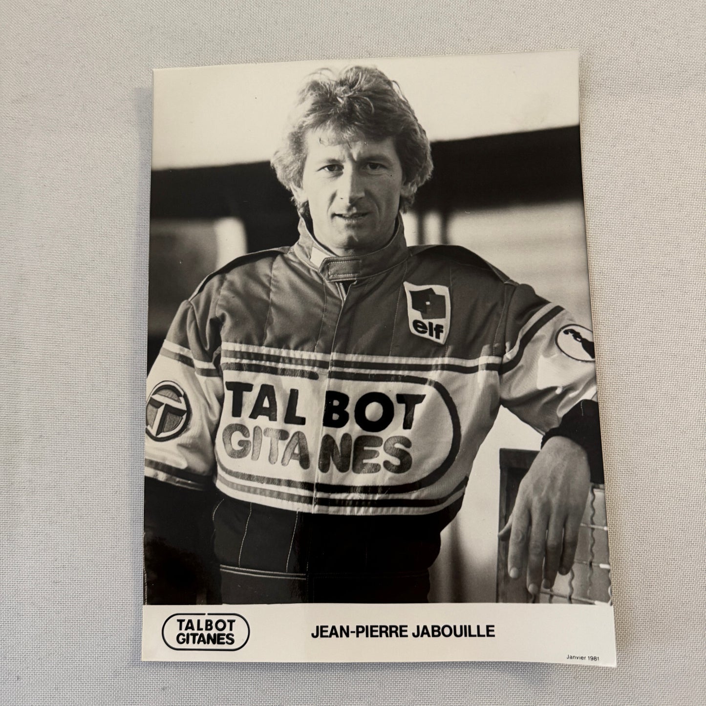 Jean-Pierre Jabouille JP Jabouille Racing Driver Photo Photograph Print ELF