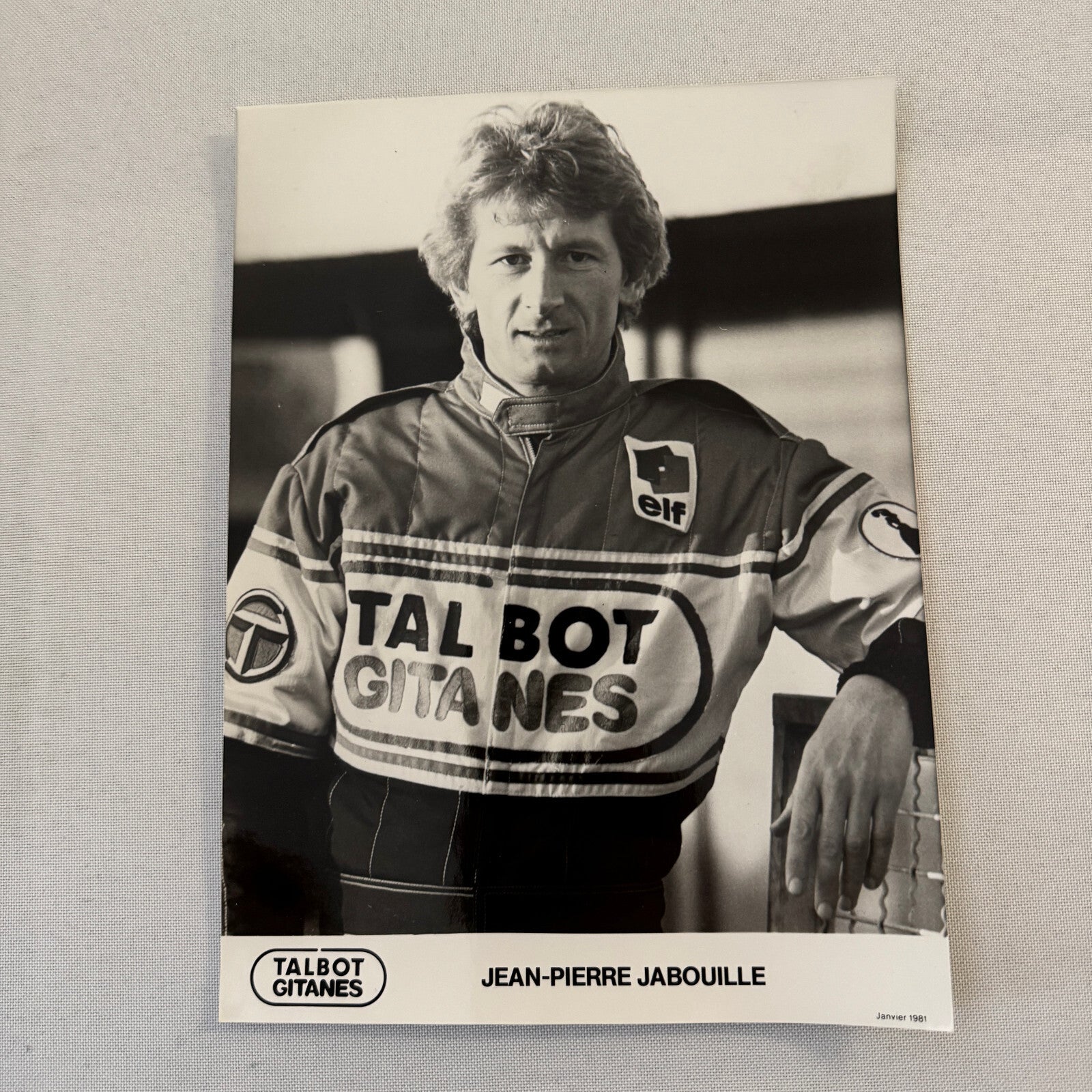 Jean-Pierre Jabouille JP Jabouille Racing Driver Photo Photograph Print ELF