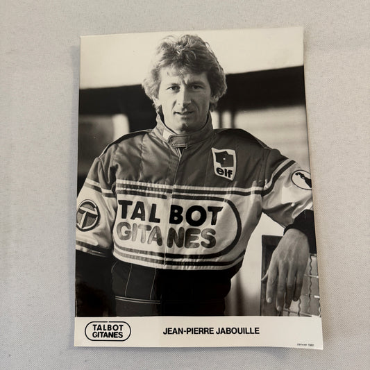 Jean-Pierre Jabouille JP Jabouille Racing Driver Photo Photograph Print ELF