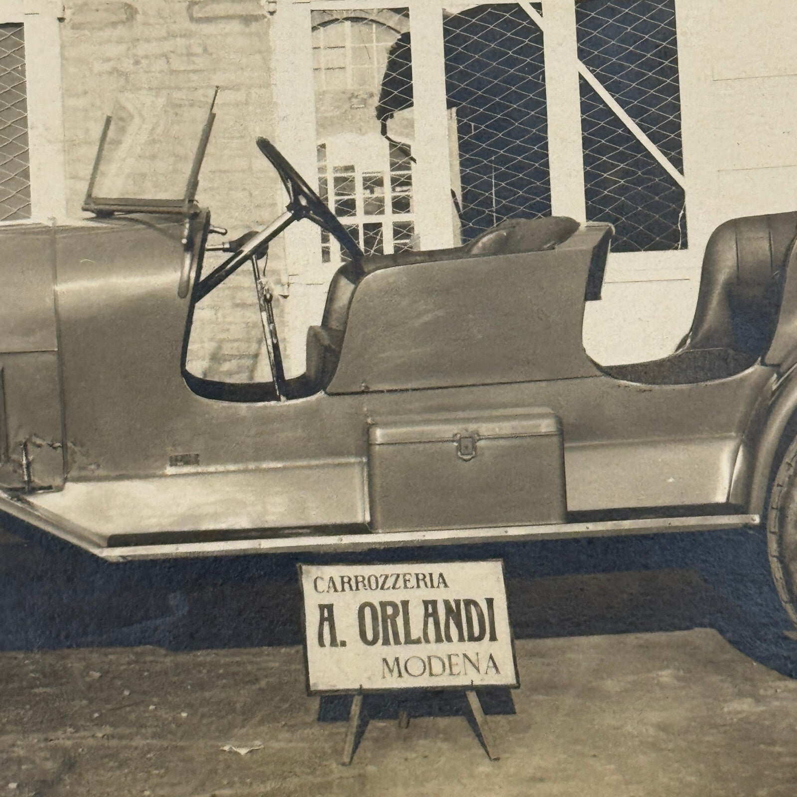 Carrozzeria Orlandi Car Automobile Photo Postcard Post Card RPPC A Orlandi