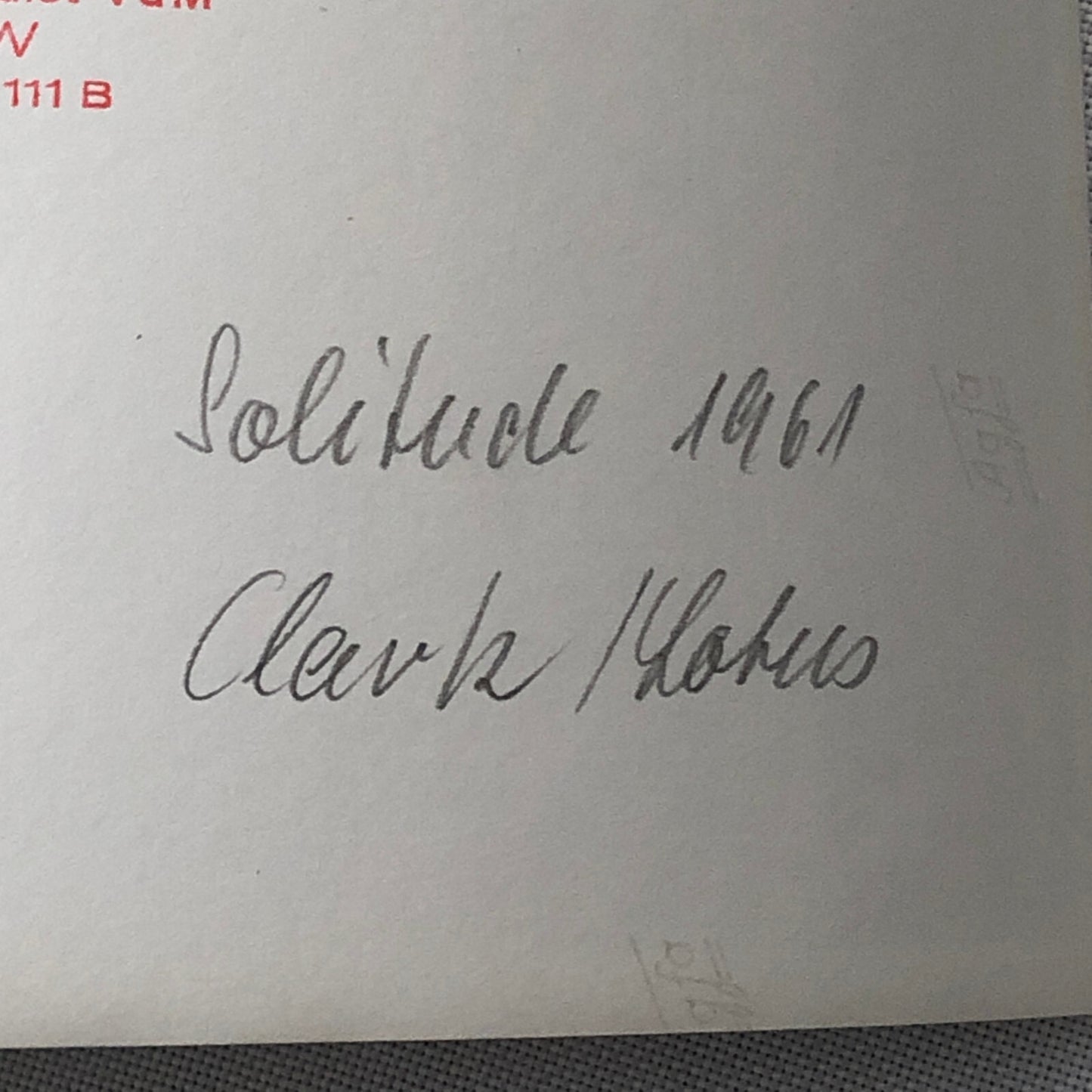 Vintage Solitude Grand Prix Racing Photo Photograph 1961 Jim Clark Lotus