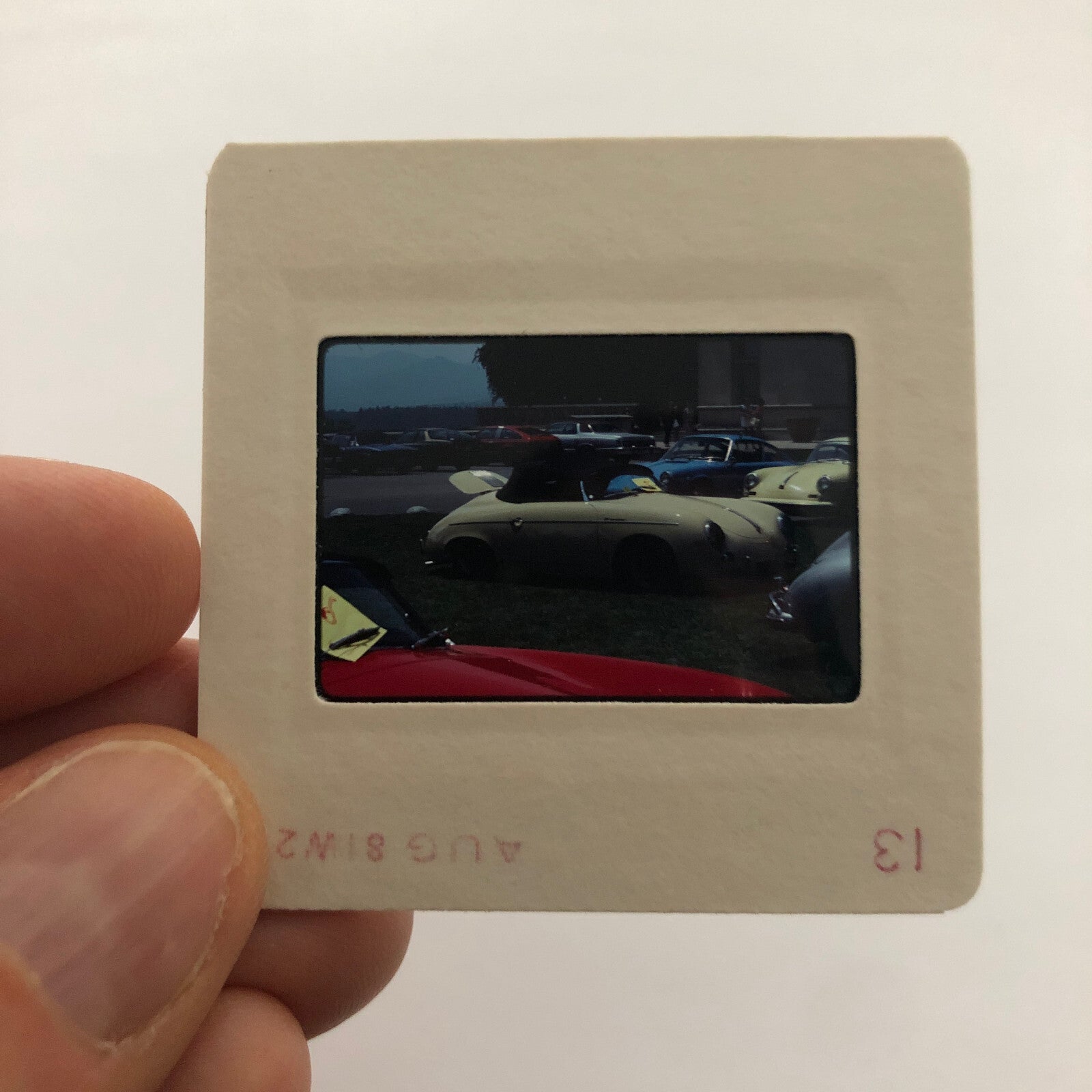 Porsche 356 Car Show 35mm Photo Slide Vintage 1981