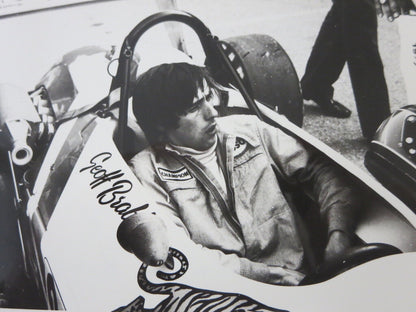 Vintage 1977 Press Photograph Photo Geoff Brabham Monaco Race 