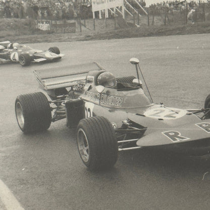 Vintage Racing Photo 1971 Dutch Grand Prix Race Skip Barber Autocar Photograph