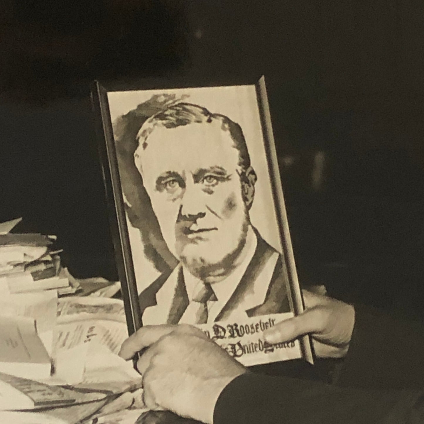 Press Photograph Photo Postmaster General Farley Franklin D Roosevelt Portrait