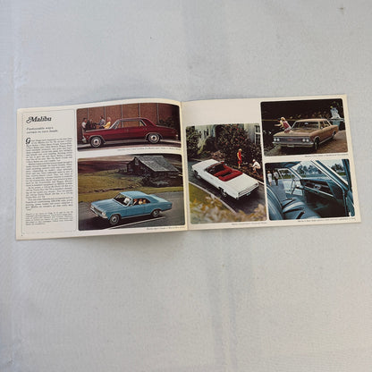 1966 Chevrolet Chevelle Sales Brochure Catalog Malibu Convertible 300 Wagon