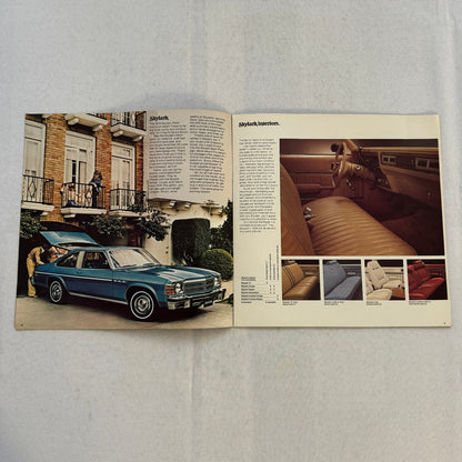 1979 Buick Car Sales Brochure Catalog Skyhawk Skylark