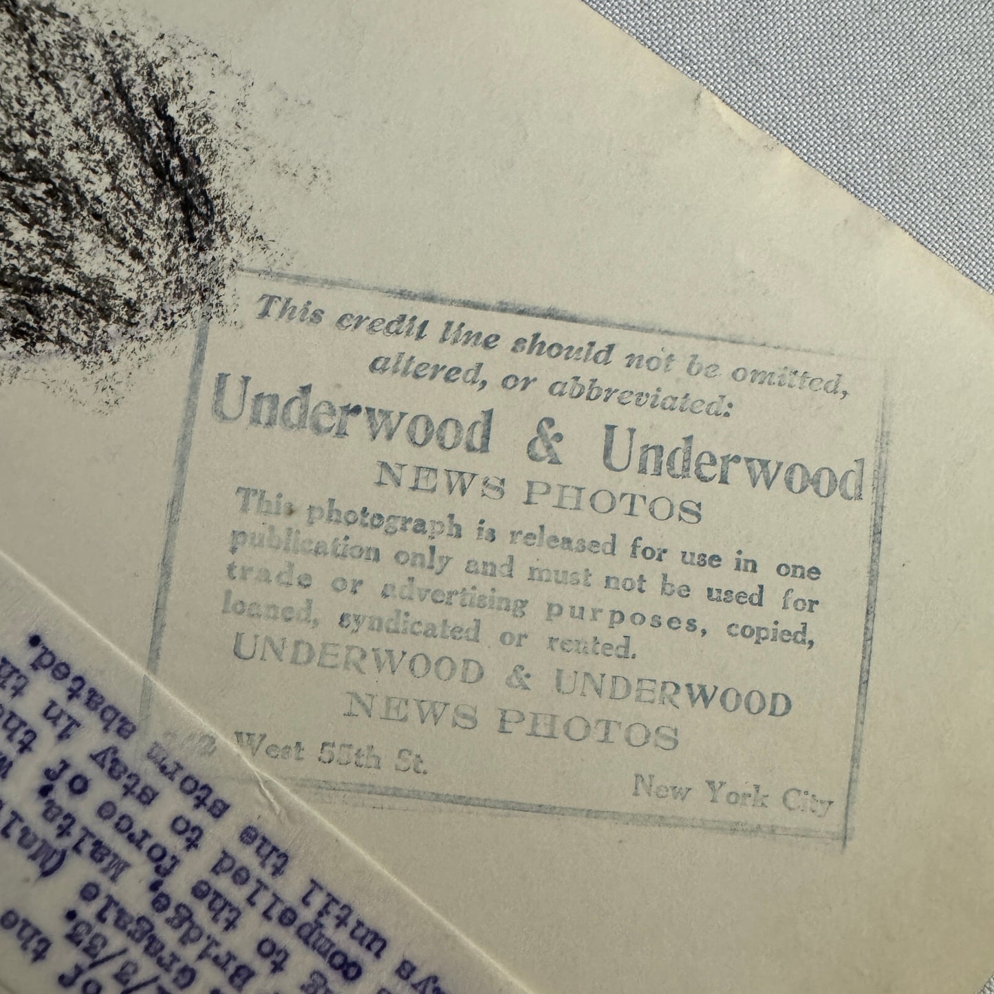 1933 Press Photo Photograph Large Storm in Malta Lighthouse Light House