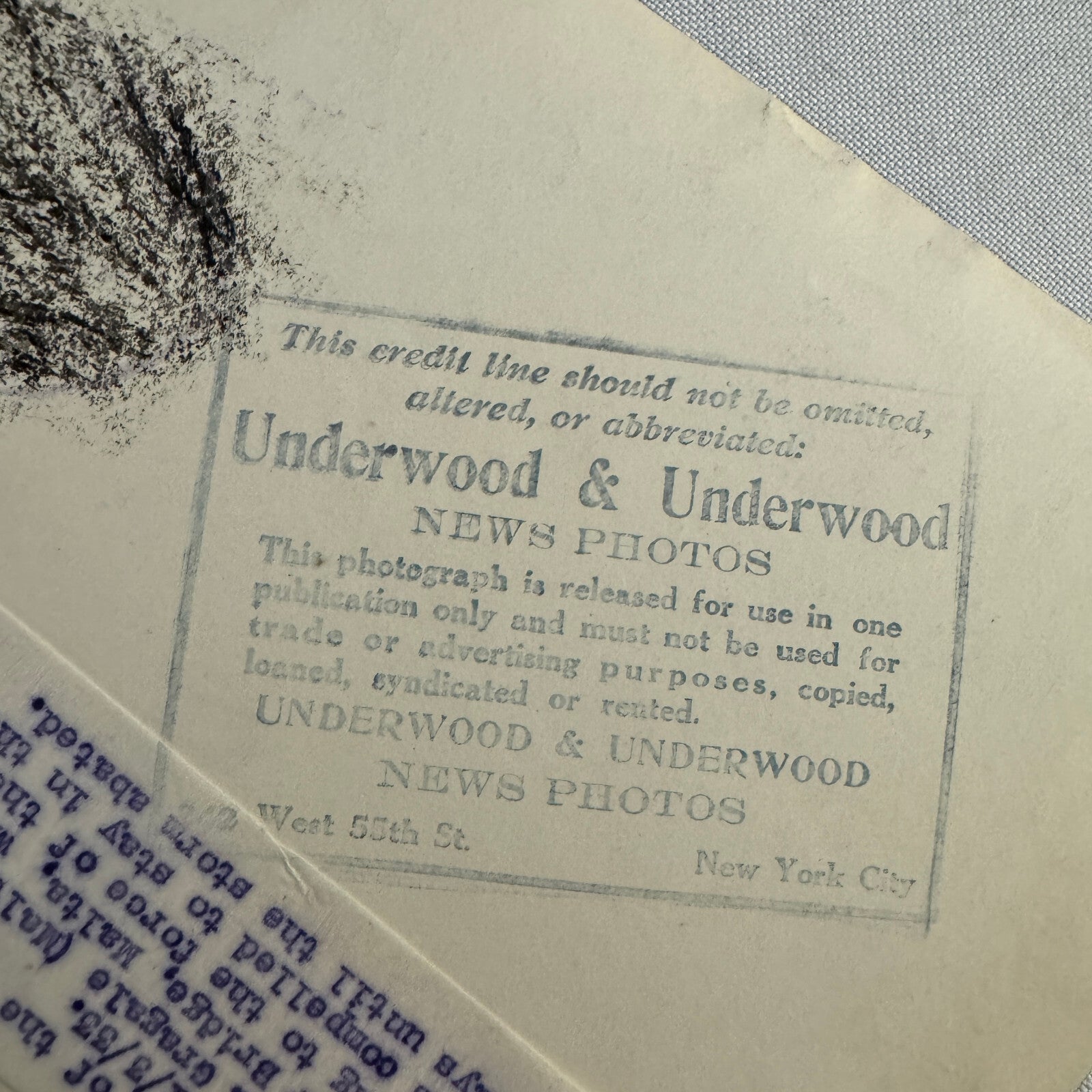 1933 Press Photo Photograph Large Storm in Malta Lighthouse Light House