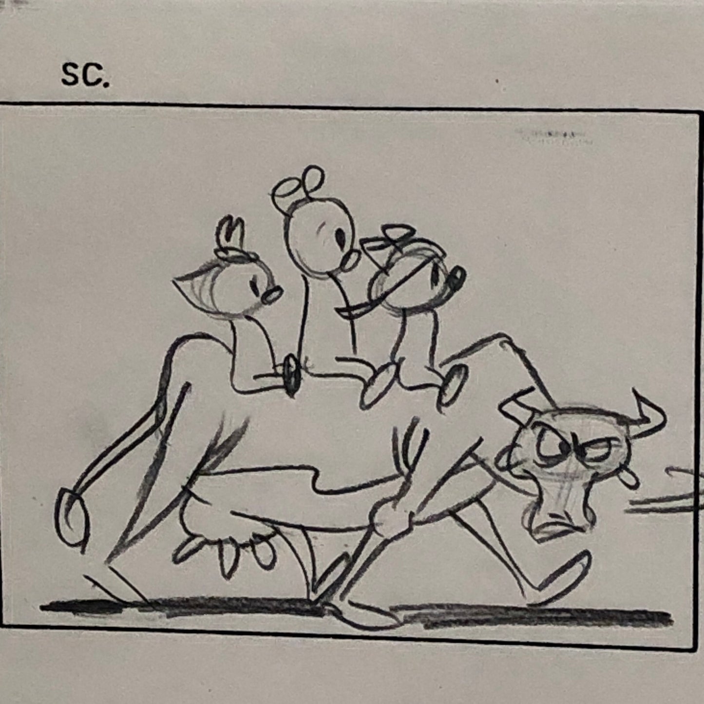 ANIMANIACS Animation Storyboard Illustration Drawing Sketch Art Story Board