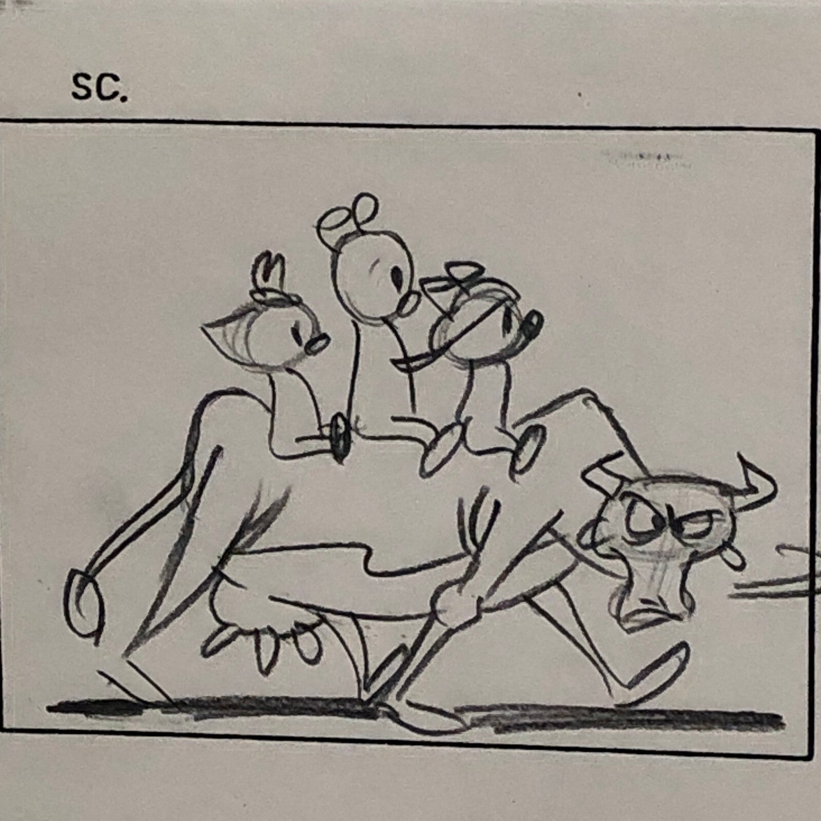 ANIMANIACS Animation Storyboard Illustration Drawing Sketch Art Story Board