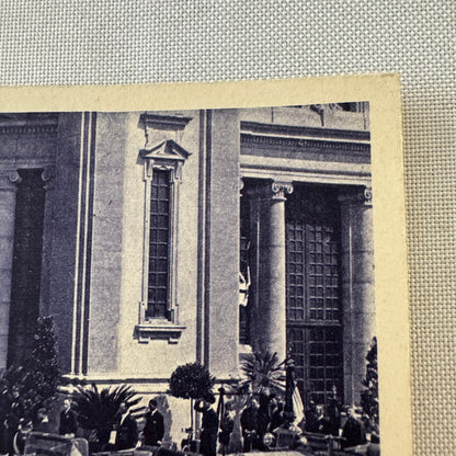 Vintage Italian Postcard Post Card International Exposition 1928 Milano Milan