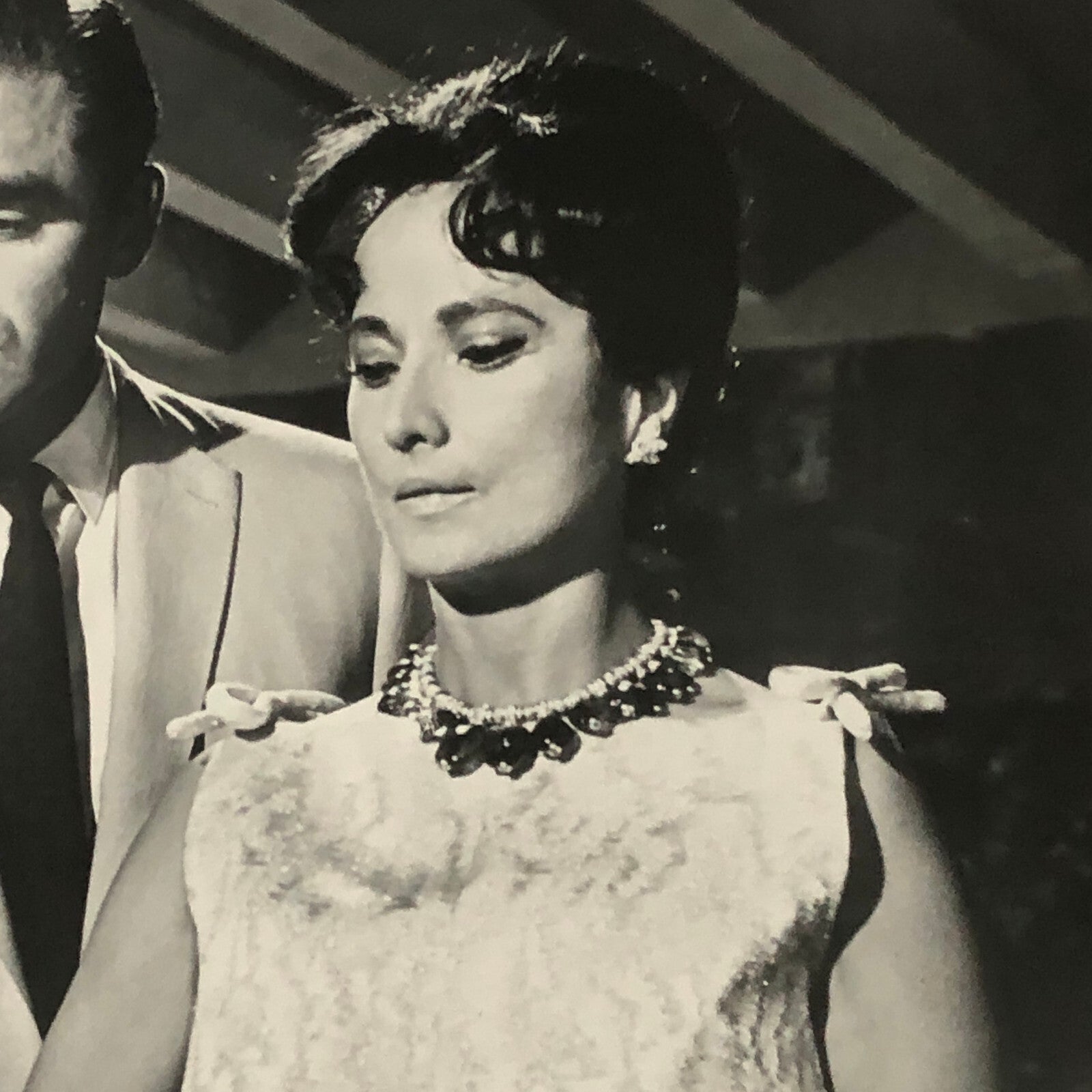 Merle Oberon Steve Cochrane Of Love and Desire Movie Press Photo Photograph 1963