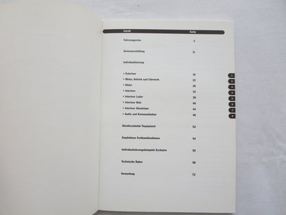 2005 Porsche Cayenne Price & Options Sales Brochure Book Catalog GERMAN 