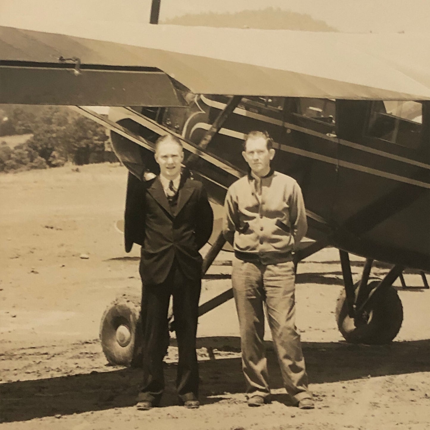 Vintage Airplane Plane Photo Photograph Print Jefferson Theatre Aircraft