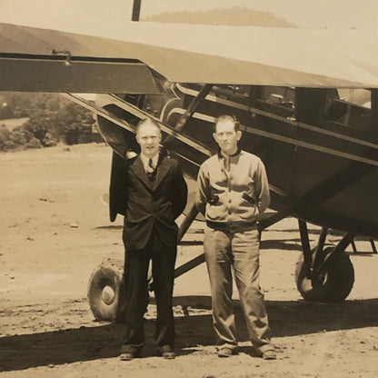 Vintage Airplane Plane Photo Photograph Print Jefferson Theatre Aircraft