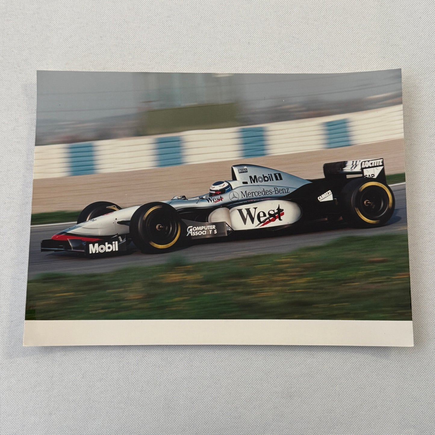 Mika Hakkinen Marlboro McLaren Mercedes Racing Driver Photo Photograph 1997
