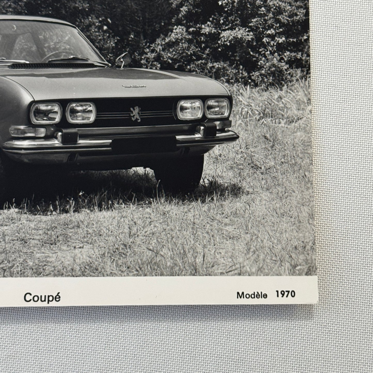 1970 Peugeot 504 Coupe Factory Press Photo Photograph Vintage